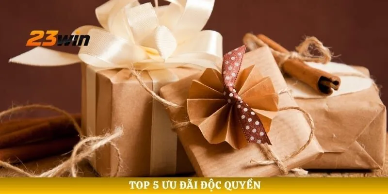 Top 5 ưu đãi độc quyền
